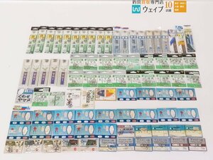 がまかつ 渓流 11号・オーナー テンカラ 桑原型 4号・ハヤブサ 金袖 8号 他 計83点 針&針付き仕掛けセット