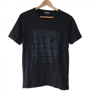 ヒステリックグラマー HYSTERIC GLAMOUR 半袖Tシャツ サイズS - 黒 レディース クルーネック トップス