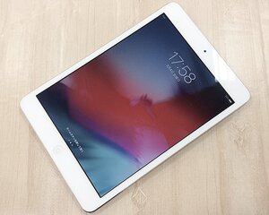 送料無料!! Apple iPad mini2 32GB Wi-Fi iPad mini Retina シルバー 7.9インチ ME280ZP/A A1489 中古良品★充電ケーブル付き