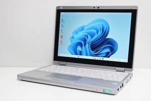 ノートパソコン 2in1PC Windows11 WPS office搭載 Panasonic レッツノート CF-RZ6 第7世代 Core i5 SSD256GB メモリ8GB タブレット WWAN