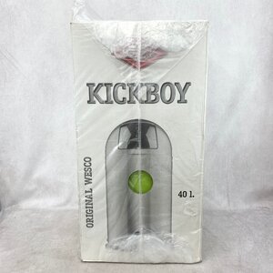 未使用 未開封 WESCO ウェスコ 177731-20 KICKBOY プッシュペダルビン&メタルライナー 40 Liter ダストボックス ライムグリーン ごみ箱