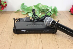 SHURE　ワイヤレス受信機　ワイヤレスマイク　セット　SVX88　SVX2/PG58　Y115