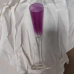 シャンパングラス ワイングラス 紫