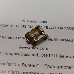 B5:TUDOR/チューダー/チュードル　レア！レディース用GF尾錠　8mm　金・GOLD