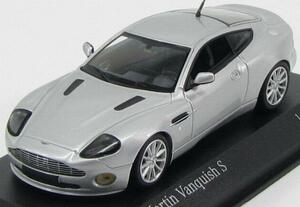 新品未開封　アストンマーティン ヴァンキッシュ S 2004 シルバー 1/43 ミニチャンプス ASTON MARTIN VANQUISH S 