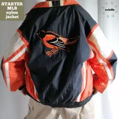 スターター MLBオリオールズ バックロゴ刺繍ナイロンジャケット XL 2881