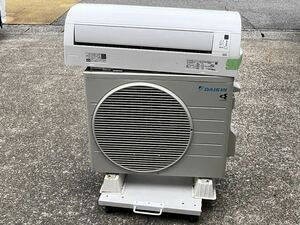 ★DAIKIN ダイキン ルームエアコン ATE22YSE9-W 2.2kw 2021年製 ホワイト 主に6畳用 ストリーマ リモコン付 中古品 管理K88