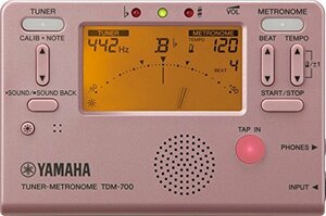 ヤマハ YAMAHA チューナーメトロノーム TDM-700P チューナーとメトロノームが同時に使えるデュアル機能搭載 サウンドバック機能 日常