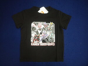 新品　SQ8891-120　仮面ライダーギーツ　半袖Tシャツ　黒　レターパック発送（代引き不可）