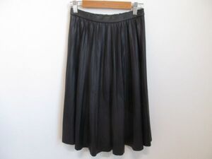 (54414)ZARA　ザラ　キッズ　プリーツ　スカート　ブラック　13-14　164㎝　USED