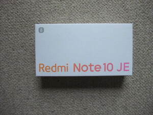 09576 Redmi Note10 JE　XIG02SSA 4GRAM 64GROM グラファイトグレー未開封新品