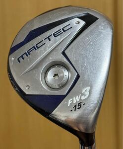 マグレガー MACGREGOR MACTEC NV FW3 15° NV-201FF Fujikura 42.5” Flex R フェアウェイウッド