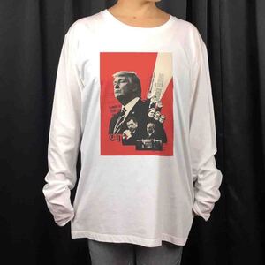 新品 トランプ プーチン アメリカ ロシア 大統領 世界政治 権力者 ロンT 長袖Tシャツ XS S M L XL ビッグ オーバーサイズ XXL~4XL パーカー