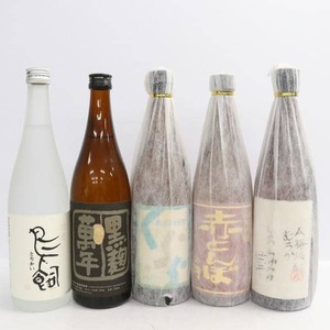 【5本セット】焼酎各種（鳥飼 吟香 25度 720ml 等）X24K180111