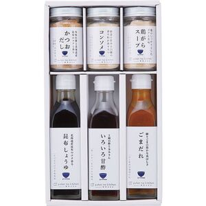 〔お歳暮ギフト〕料理家 栗原はるみ監修 調味料6本セット 〔申込締切12/20、お届け期間11月末～12/27〕〔全国配送可〕