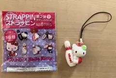 Hello Kitty ストラップ ROUND1 ストラッピン　てんとう虫キティ