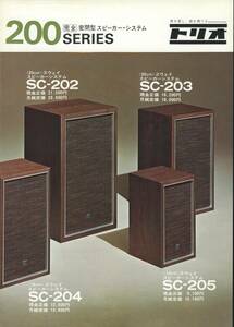 TRIO 200シリーズのカタログ トリオ 管977