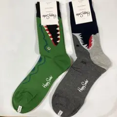 2足セット　 Happy Socks ハッピーソックス　メンズ