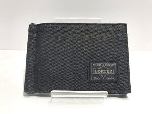 ■【YS-1】 美品 ■ ポーター PORTER 吉田カバン ■ カードケース 4枚収納 ■ ブラック 黒系 8.5cm×12.7cm 【同梱可能商品】■D