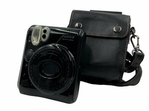 美品 FUJIFILM 富士フィルム INSTANT CAMERA インスタントカメラ instax mini 50 S ブラック チェキ 本体 インスタックスミニ 黒 ケース付