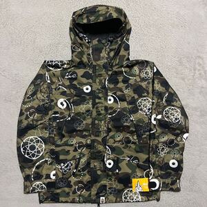 A BATHING APE BAPE FUTURA SNOWBOARD JACKET スノボジャケット　パーカー　1st CAMO 迷彩　マウンテンパーカー　SHARK BABY MILO 