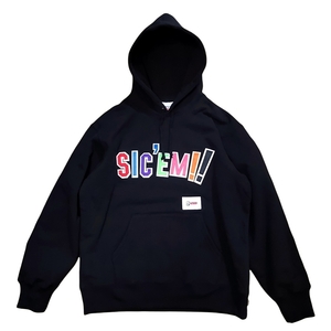 WB798 Supreme WTAPS シュプリーム ダブルタップス 21FW Sic’em! Hooded Sweatshirt シックエム パーカー Mサイズ ブラック /26◎４