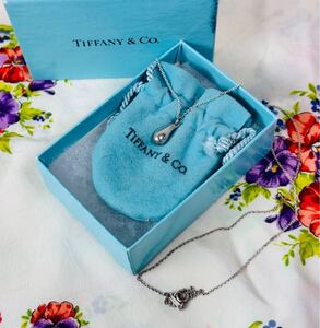 TIFFANY&Co. ティファニー ティアドロップ ネックレス シルバー エルサ ペレッティ Ag 925 しずく 型 ペンダント 箱 保存袋付