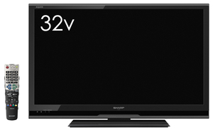 シャープアクオス　　32インチテレビ　液晶テレビ 家庭用　マルチリモコン設定済みシャープTV用　cas カード内蔵LC32 シリーズH7,H9H10