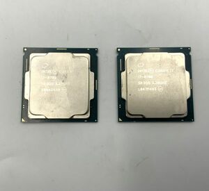 ●中古/cpu/ i7-8700 第8世代 SR3QS 3.20GHz 6コア 12スレッド FCLGA1151 2枚セット 管理番号：20240523-16