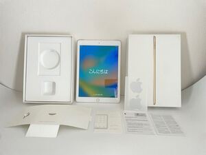 動作確認済み Apple iPad 第5世代 32GB ゴールド Wi-Fi+Cellularモデル MPG42J/A アップル ドコモ判定◯ 1スタ 1円スタート