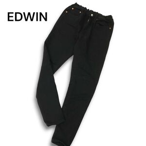 EDWIN エドウィン EDES02 通年 ストレッチ★ スキニー デニム パンツ ジーンズ Sz.S　メンズ 黒 日本製　C4B04493_A#R