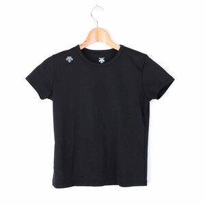 デサント Tシャツ 半袖 メッシュ プラクティスシャツ スポーツウエア トップス レディース Sサイズ ブラック DESCENTE