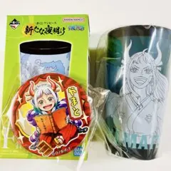 ONEPIECE 輩缶バッジ YELLOW ヤマト 幼少期 麦わらストア