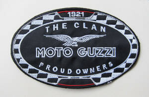 MOTO GUZZI ワッペン　THE CLAN　CHECKERED FLAG