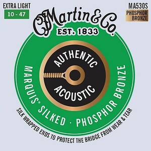 Martin MA530S Marquis Silked Extra Light 010-047 Phosphor Bronze マーチン アコギ弦