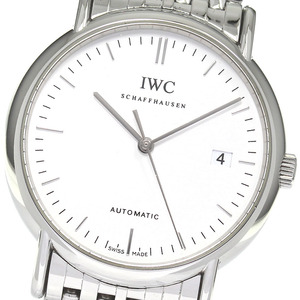 IWC IWC SCHAFFHAUSEN IW353303 ポートフィノ デイト 自動巻き メンズ 保証書付き_810533