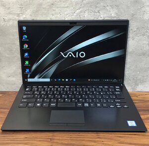 1円～ ●SONY VAIO Pro PK / Core i3 8145U (2.10GHz) / メモリ 4GB / SSD 128GB / 14型 フルHD (1920×1080) / Windows10 Pro 64bit