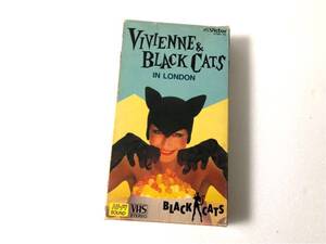 ★クリームソーダ ★ピンクドラゴン ★ブラックキャッツ★ VHS ★ VIVIENNE & BLACK CATS IN LONDON ★ 中古品★紙パッケージ