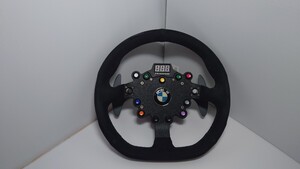 [中古品]FANATEC ClubSport Wheel Rim BMW M3 GT2 バックスキン 金属製パドル ハンコン ステアリング 化粧箱＆外箱付き