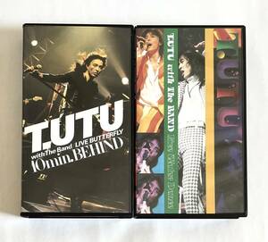 宇都宮隆 VHSビデオ 2本セット T.UTU LIVE BUTTERFLY 10min.BEHIND / T.UTU LIVE WATER DANCE★TM NETWORK ネットワーク