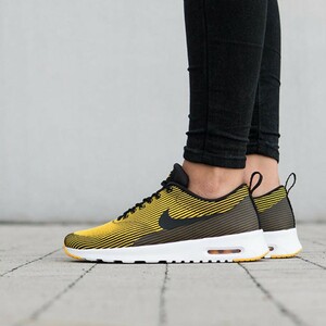 NIKE AIRMAX Thea KJCRD 22.5cm 状態◯ エアマックス スニーカー 靴 レディース ストライプ ボーダー バイカラー