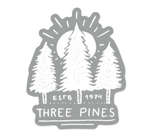 ステッカー アウトドア キャンプ おしゃれ アメリカン 車 スーツケース かっこいい FOREST CAMP DECALS THREE PINES