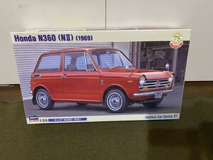 【1/24】ハセガワ ホンダ N360(NⅡ) 1969年式 未使用品 定形外発送 プラモデル