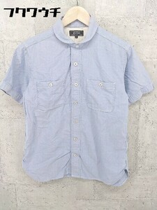 ◇ BEAMS ビームス オックスフォード 半袖 シャツ Sサイズ ブルー メンズ