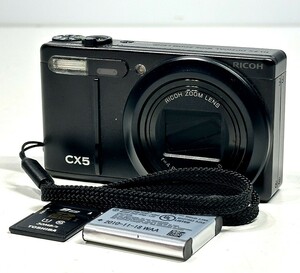 ※再出品 リコー 中古コンパクトデジカメ RICOH CX5 本体、ジャンク扱い品