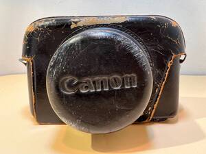 B) Canon Canonet キャノン カメラ レトロ キャンノット LENS SE 45mm1:1.9 ケース付き 動作未確認 ジャンク I3008