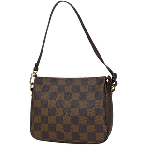 ルイ・ヴィトン Louis Vuitton トゥルース メイクアップ メイク コスメ アクセサリーポーチ ダミエ ブラウン N51982 レディース 【中古】