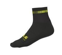 ale アレー LOGO Q-SKIN Socks ソックス 靴下 ブラックフルオイエロー Mサイズ 8055528230141