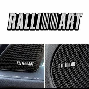 新品　送料無料　三菱　RALLI ART ラリーアート　　エンブレム　ステッカー　ドアスピーカー　4枚セット