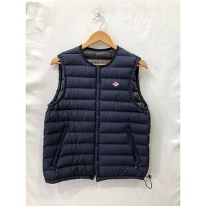 【DANTON】NYLON TAFFETA INNER DOWN CREWNECK VEST ダントン Mサイズ NVY DT-A0026 ts202410